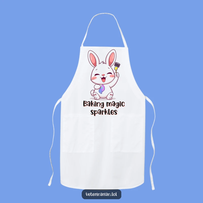 Funny Bunny Potion Apron - Magical Elixir Chef Humor Gift