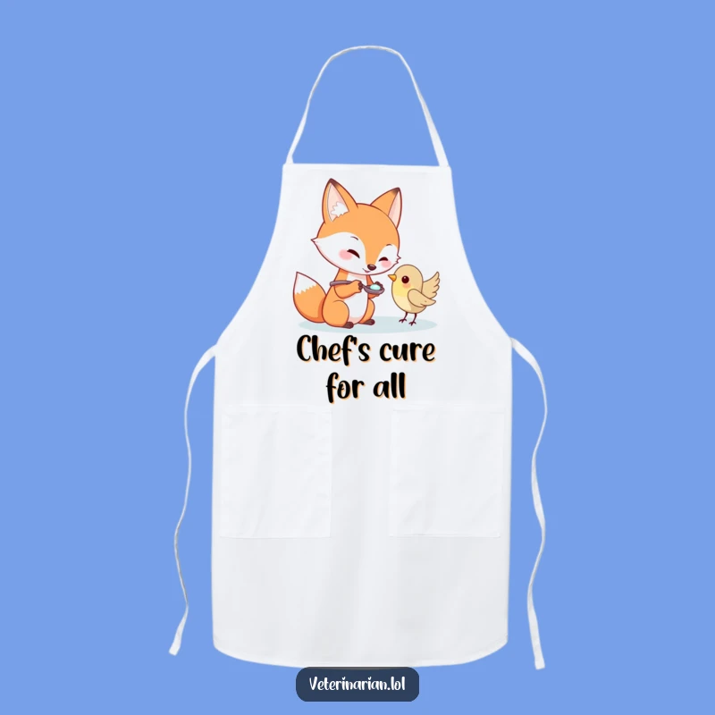 Funny Fox Caregiver Apron: Tend to Fun with This Funny Gift