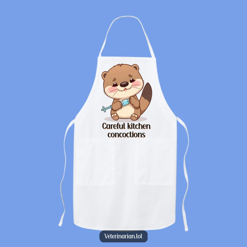 Funny Otter Apron: Cook with Precision and Hilarious Charm