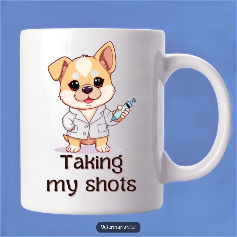 Funny Brave Dog Vet Mug: Perfect Gift for Pet Heroes