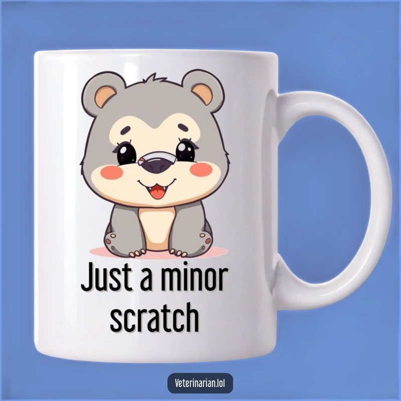 Funny Brave Bear Cub Mug: A Curious Cub's Smile Makes A Great Funny Gift