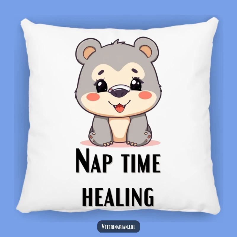 Funny Brave Bear Cub Pillow: Cozy Comfort with a Smiling Cub, Wonderful Funny Gift