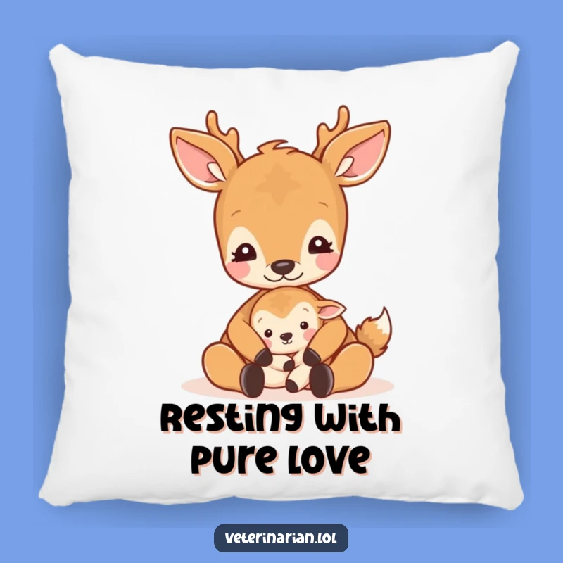 Funny Gentle Deer Pillow: Add Comfort and Kindness to Your Home