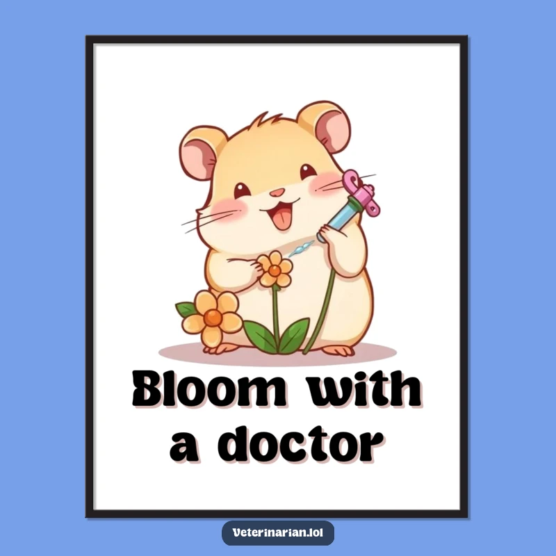 Funny Hamster Digital Art: Instant Sweetness with This Funny Gift