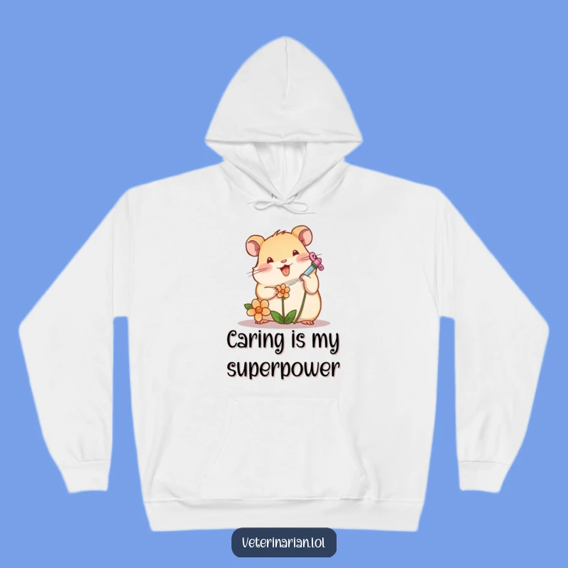 Cozy Funny Hamster Hoodie: A Heartwarming Funny Gift for Comfort Lovers