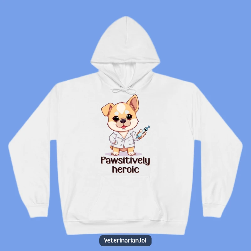 Funny Brave Dog Vet Hoodie: Cozy Up with Your Hero