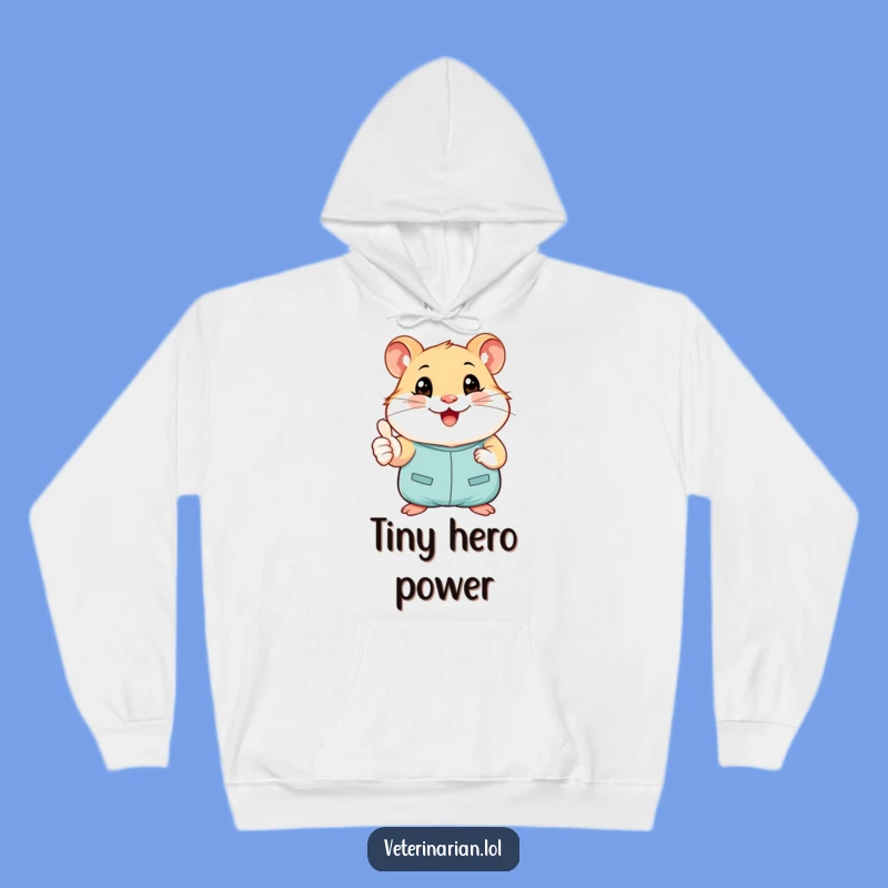 Cozy Funny Hamster Medical Hoodie - Warm Encouragement Gift