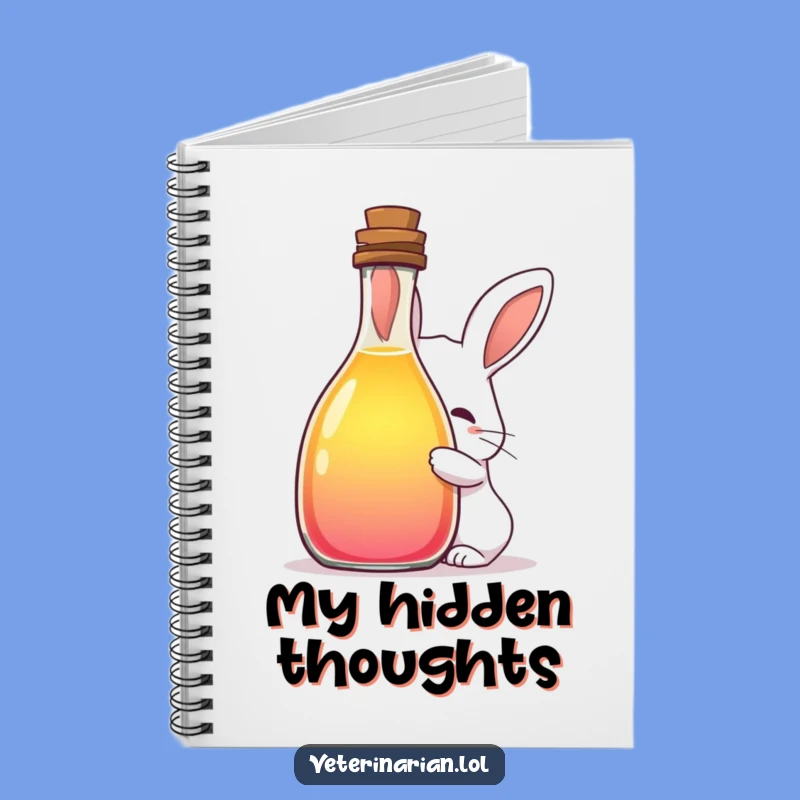 Funny Shy Rabbit Potion Notebook: Jot Down Secrets in this Whimsical Journal