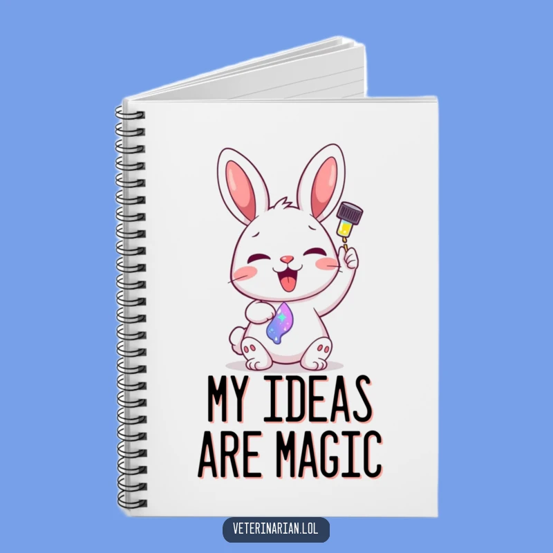 Funny Bunny Potion Notebook - Magical Elixir Journal Gift