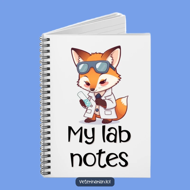 Funny Fox Scientist Notebook: Jot Down Ideas with Scientific Flair