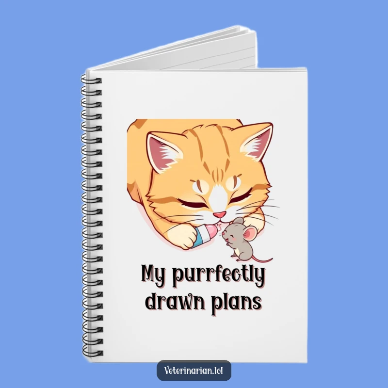 Funny Cat & Mouse Notebook: Kind friends notes, a thoughtful and funny gift for writers.