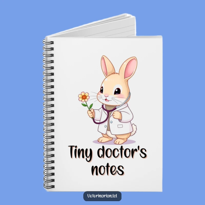 Funny Bunny Vet Notebook: Jot Down Ideas with Gentle Care