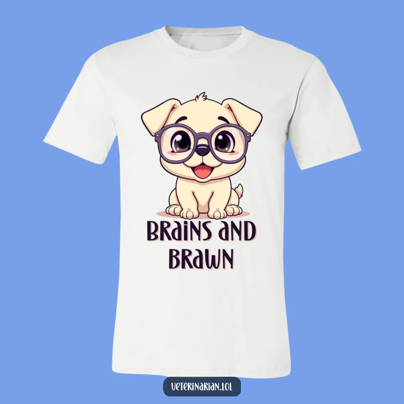 Funny Puppy Glasses T-Shirt: Wear Your Smarty-Pants Dog Lover Style