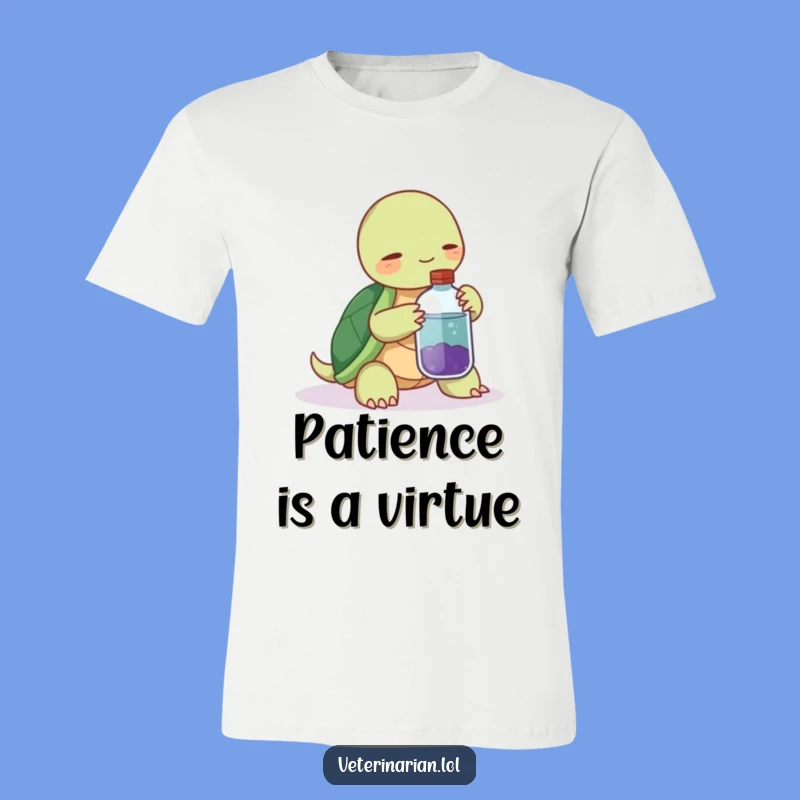 Funny Turtle Potion T-Shirt: Wear Calmness and Humor with a Gentle Nudge
