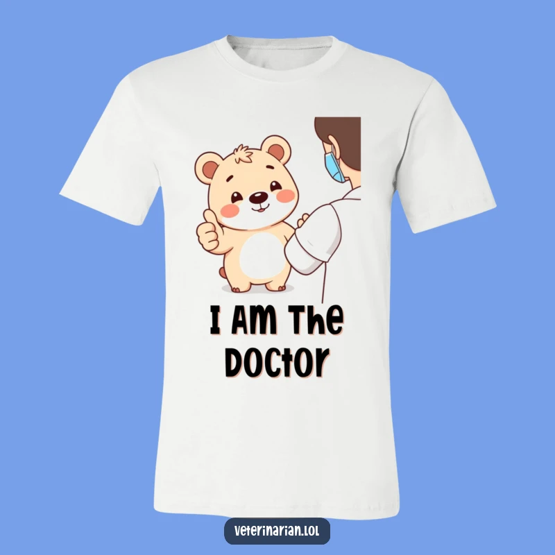 Funny Bear Thumbs-Up T-Shirt: Wear Positive Vibes and Cute Bear Humor