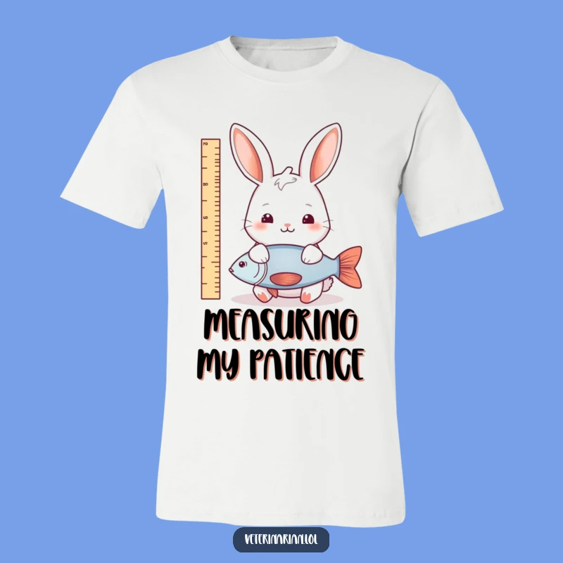Funny Rabbit Fish Measure T-Shirt: Wear Your Love for Nature and Humor